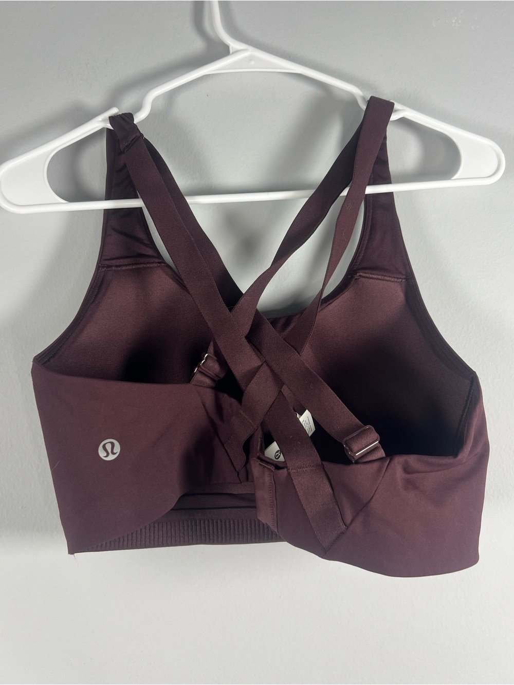 Lululemon Energy Bra *High Support Sport Bra Cups Goodnight Plum 36C - Picture 5 of 8